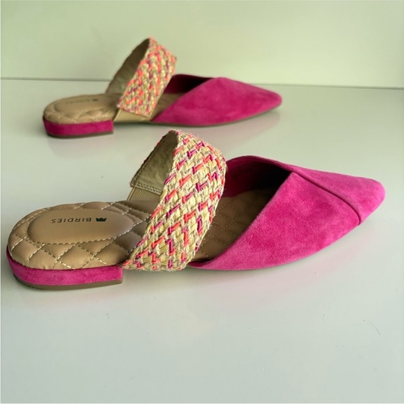 Birdies The Swan Pink Pointed Toe Flat Size 7.5 - Picture 5 of 9